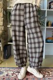 Patrick Plaid Brushed Cotton Demi Bloom Pant Earth